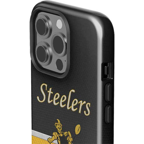 NFL Pittsburgh Steelers Vintage iPhone 15 Pro Impact Case
